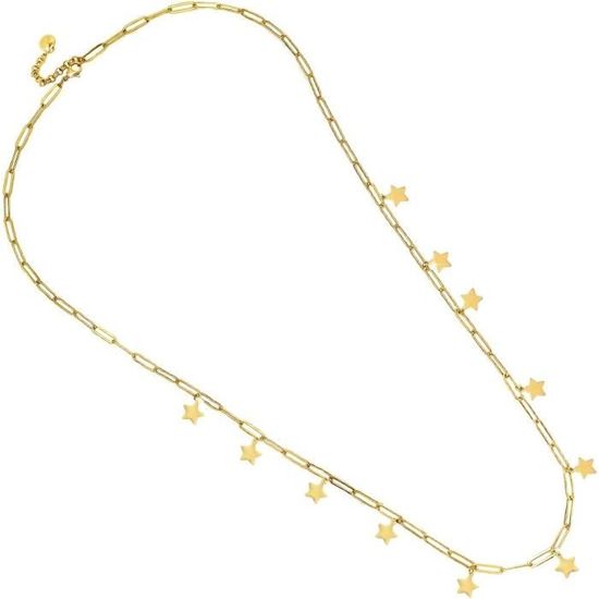 Collier Pour Femmes En Acier Inoxydable Argent Avec Pendentif Signe Du