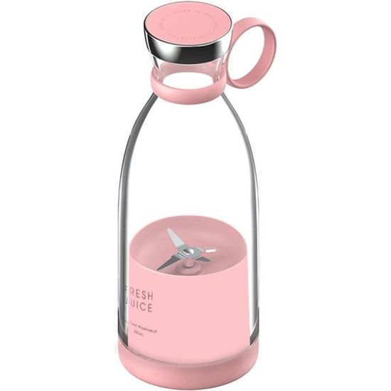 Mixeur Portable Rechargeable USB BIZOI - 500ml, 20800 Tr/min, Pour Smoothies, Shakes, Jus (idéal Bureau, Voyage, Sport) - 8
