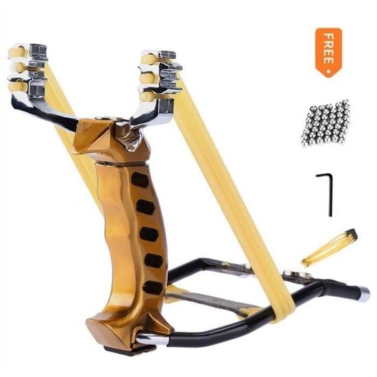 Fronde / Catapulte De Tir Extérieur - Bande Caoutchouc - Nylon Grade Militaire (Neuf)