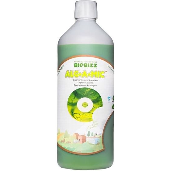 BioBizz Alg-a-mic 1 Litre - Stimulant Biologique à Base D'algues Marines Pour Plantes - Riche En Oligo-éléments Et Acides Aminés