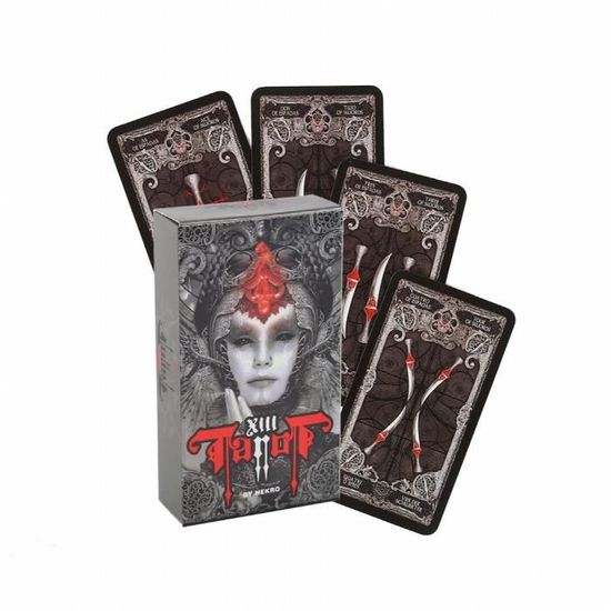 Jeu De Cartes De Tarot Fantôme - 78 Cartes Avec Significations - Thème Sombre Et Créatif - Pour Divination Et Collection