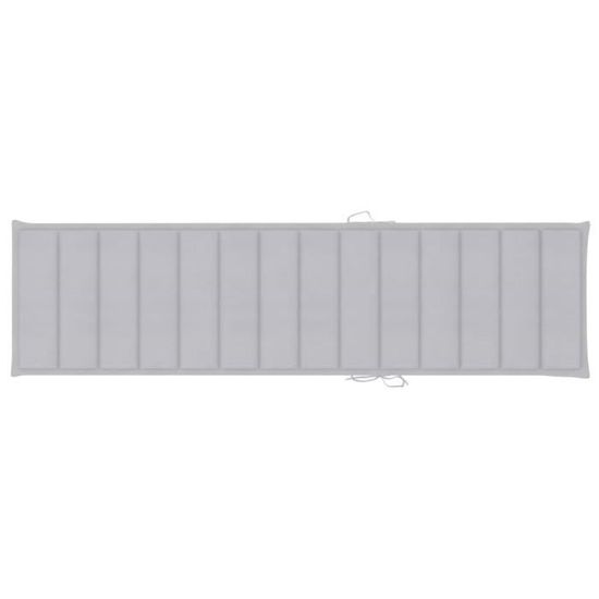 UNE Coussin De Chaise Longue Crème 200x50x3 Cm Tissu Nouveau Produit