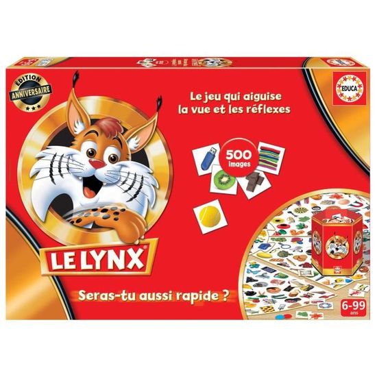 Jeu de société Le Lynx 500 images SPE - EDUCA - Réflexe - Mémoire ...