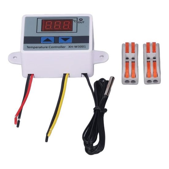 Régulateur De Température Numérique Tat TPM-900 220V Avec Sonde - Plage -40°C à +110°C, Précision ±1°C, écran LED