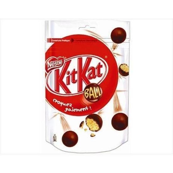 Promo KitKat Ball chocolat au lait NESTLÉ 250 g. chez Carrefour