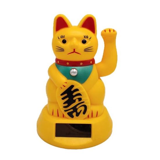 Chat Dansant Solaire - Décoration Tableau De Bord Voiture - Jouet Animé Énergie Soleil