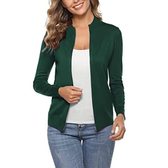 Cardigan Noir Ouvert Tricoté - Taille PXS-PS - Perles De Renard - Occasion Très Bon État