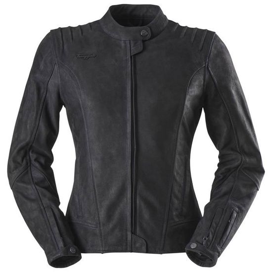 Blouson Moto En Cuir Pour Femme Firstgear Babe - Noir Taille 2XL - Neuf Sans Étiquettes