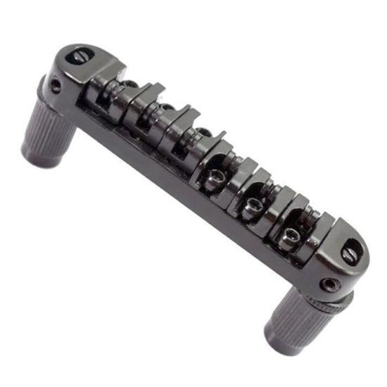 Chevalet Tune-o-matic De Remplacement Pour Guitare Gibson LP, SG - Chrome, Réglable, 74 Mm Entre Poteaux