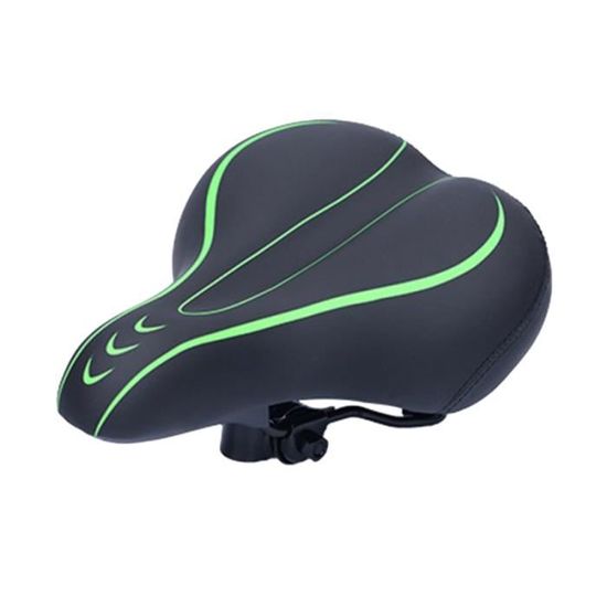 YOUNGDO Siège De Vélo - Cuir Rembourré En Mousse Gel Confortable Coussin Selle Grand Ajustement Universel Absorbant Les Chocs Pour Femmes Et Hommes