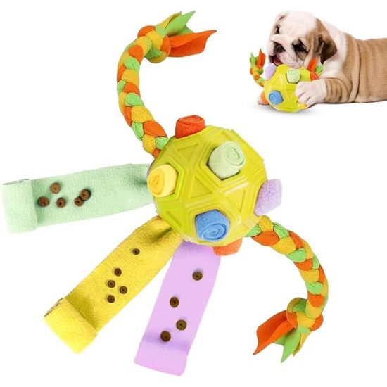 Tapis à Renifler Pour Chiens SUPERWSLING – Jouet Intelligent Antidérapant, 60x60cm, Stimulation Mentale - 12