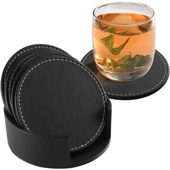 Lot De 6 Sous-Verres Chat En Silicone – Dessous De Verre Antidérapants Et Résistants à La Chaleur – Motifs Adorables
