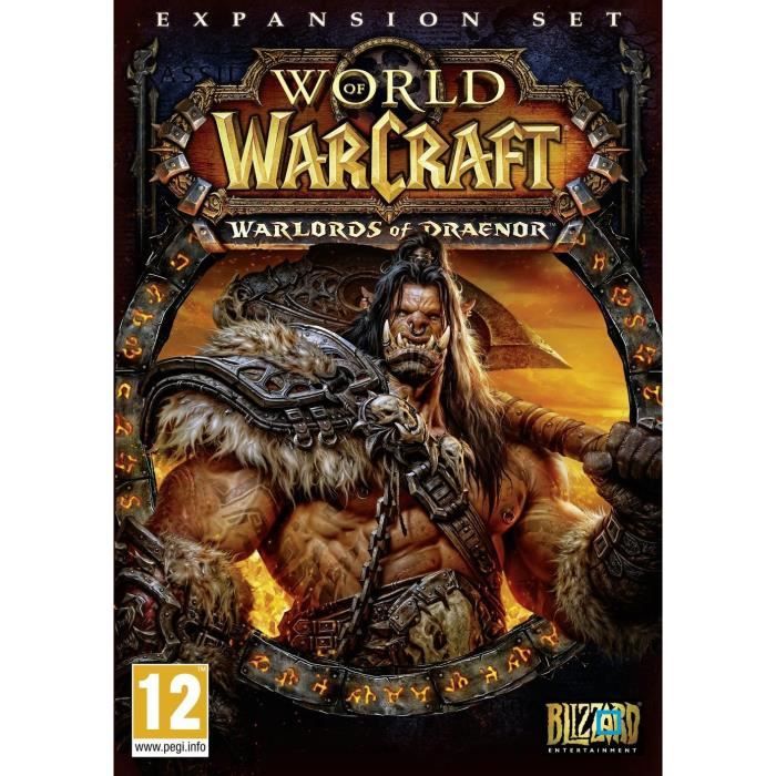 Jeu PC - World Of Warcraft - Warlords Of Draenor - Jeu de rôle/MMO - PEGI: 12