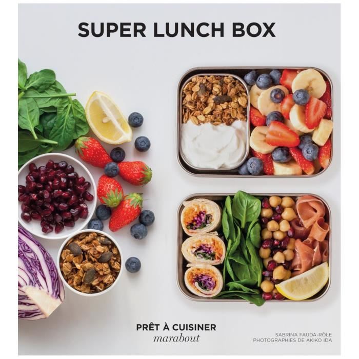 MARABOUT Livre Super lunch box 192 pages