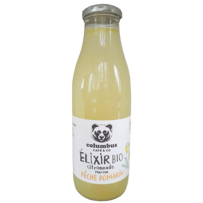 COLUMBUS BIO - Elixir Citron Pêche Romarin 75cl