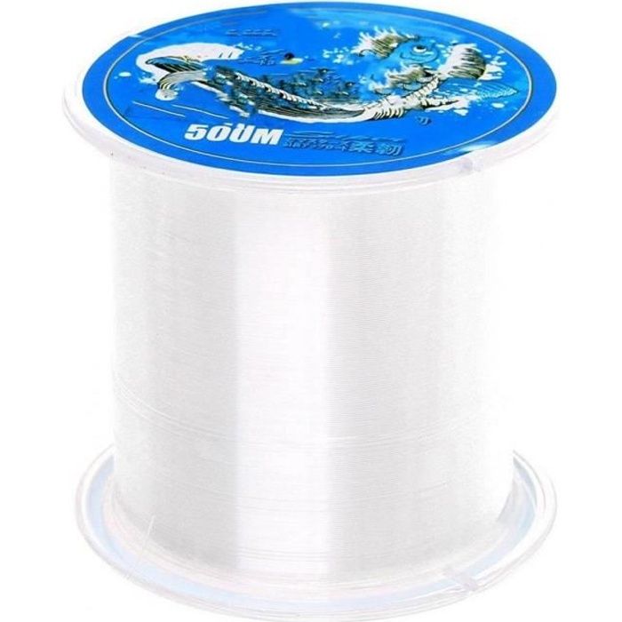 Pêche à la ligne en nylon fil transparent 500 mètres 0.27mm Monofilament StrongInvisible Discussion Artisanat Hanging