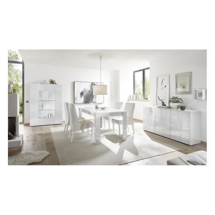 Salle à manger complète MIREL Blanc