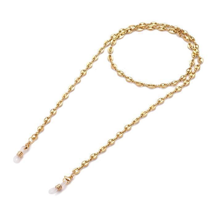 Chaîne de Cou maille Torsadée Ciselée 44 cm Or Jaune 750 Laminé*