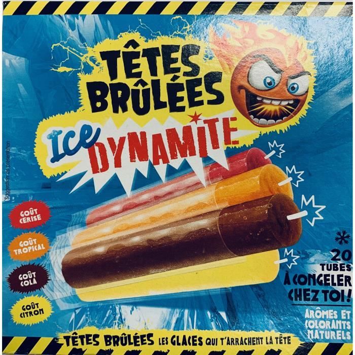 Sucettes a Congeler X 20 Têtes Brûlées ICE Dynamite