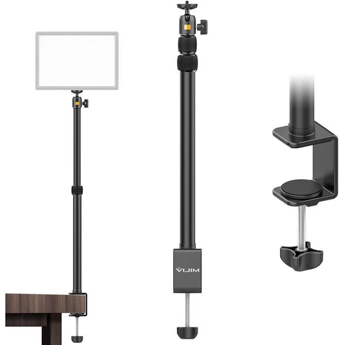 VIJIM LS01 Pied de lampe extensible avec pince de table