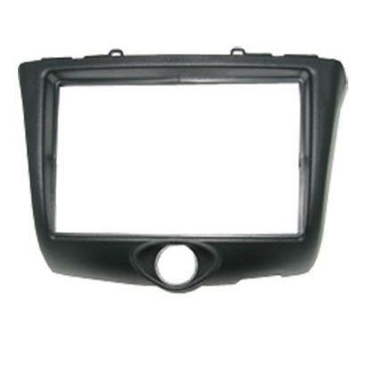 Adaptateur de façade d'autoradio Double DIN Noir Toyota Yaris 2003 – 2006