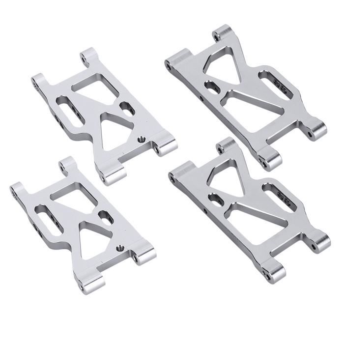 Bras pivotant avant Kit de bras oscillant avant + arrière pièces de mise à niveau en métal pour voiture Wltoys 144001 1/14 4WD