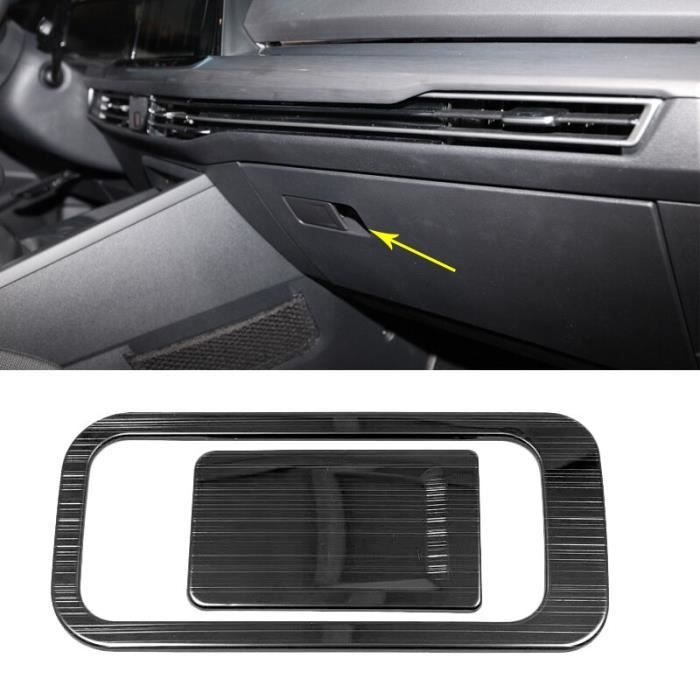 Décoration intérieure,Accessoires d'intérieur de voiture pour Volkswagen VW Golf 8 MK8 2020 2021 LHD,couvercle - Type Black steel -G
