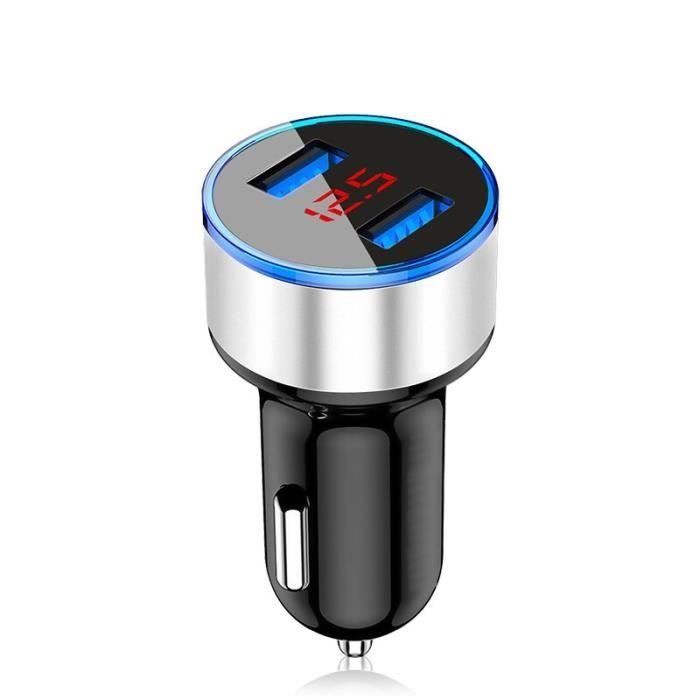 Amenagement Interieur,Chargeur de téléphone USB de voiture 2019, accessoires pour Toyota Corolla RAV4 Yaris Honda - Type Argent
