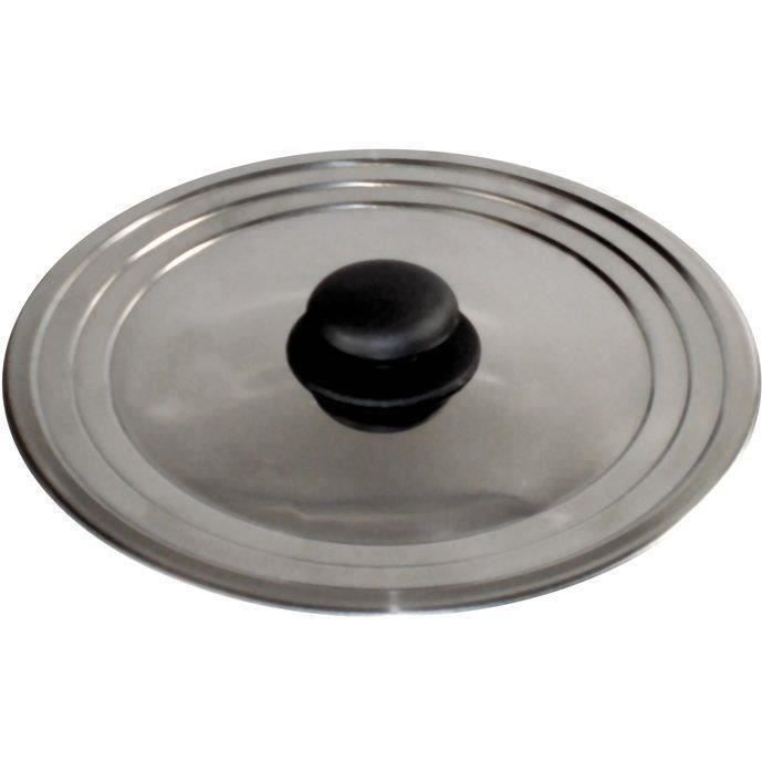 Couvercle universel en inox - 12/14/16 cm