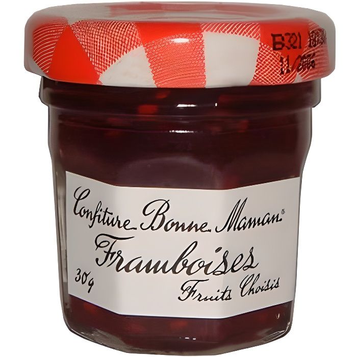 Bonne Maman Pot Confiture Framboise 15 x 30 g