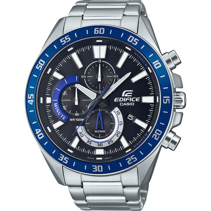 CASIO - Montre en acier inoxydable - EDIFICE - Gris