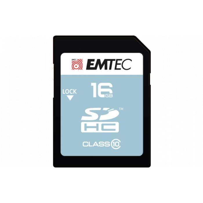 EMTEC SDHC 16Go CLASSIC CLASS 10 - Sous blister