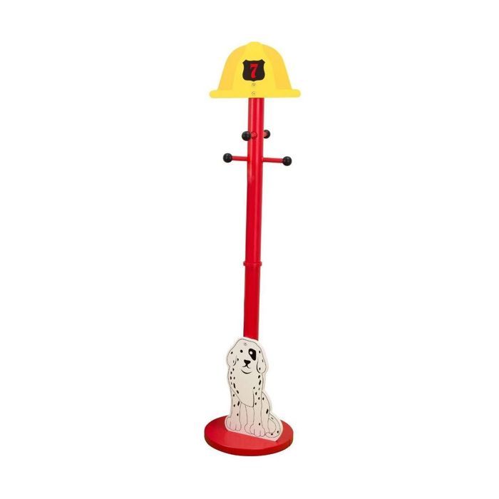 Porte-manteaux enfant pompier.