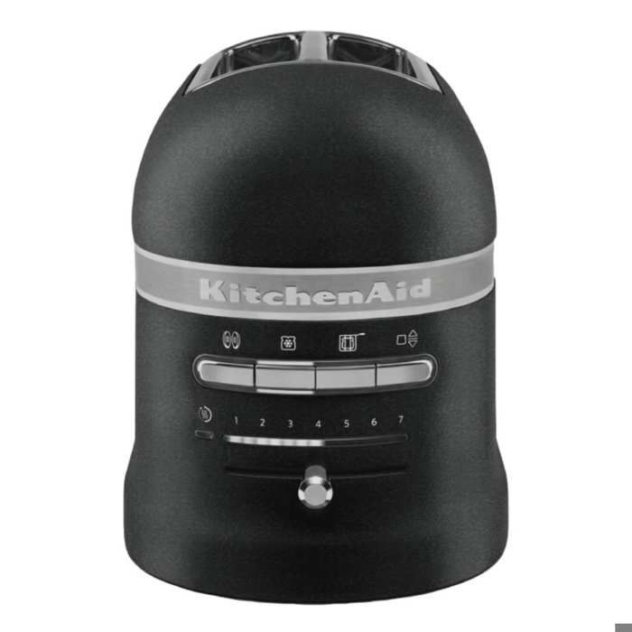 Kitchenaid - grille-pains 2 tranches 1250w truffe noire - 5kmt2204ebk
