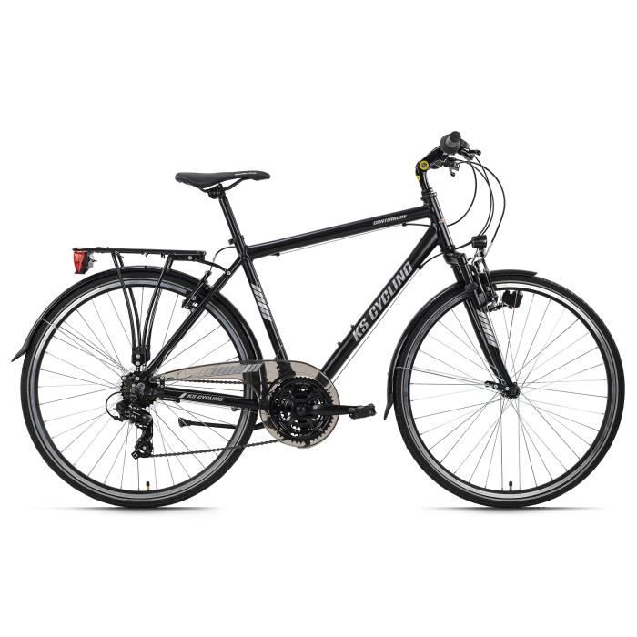 Vélo VTC 28'' - KS CYCLING - Canterbury - Homme - 21 Vitesses - Noir - Taille de Cadre 58 cm