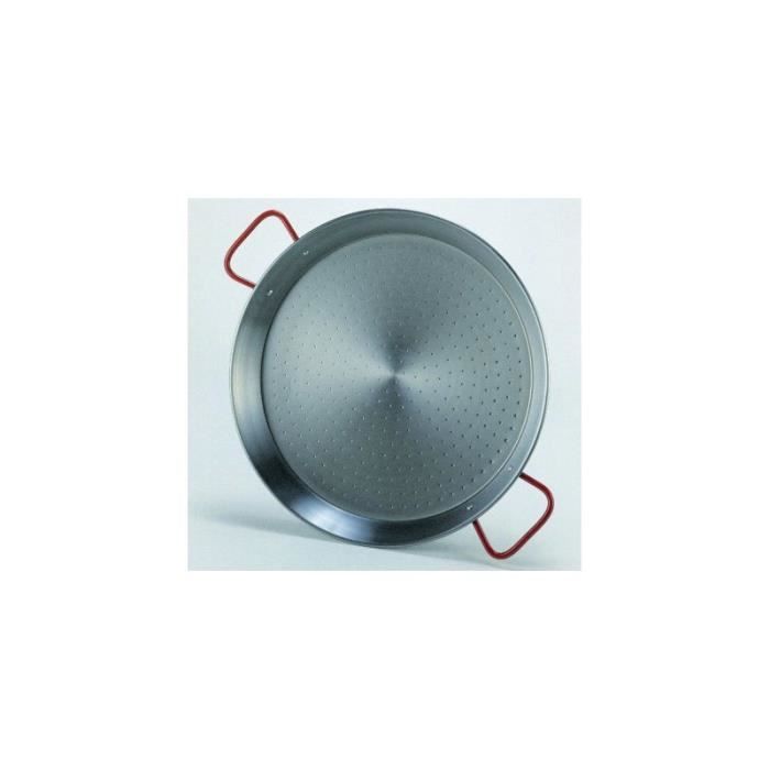 PLAT A PAELLA EN ACIER POLI 2 ANSES 200/240/280/320/360/400/700/900MM (240mm)