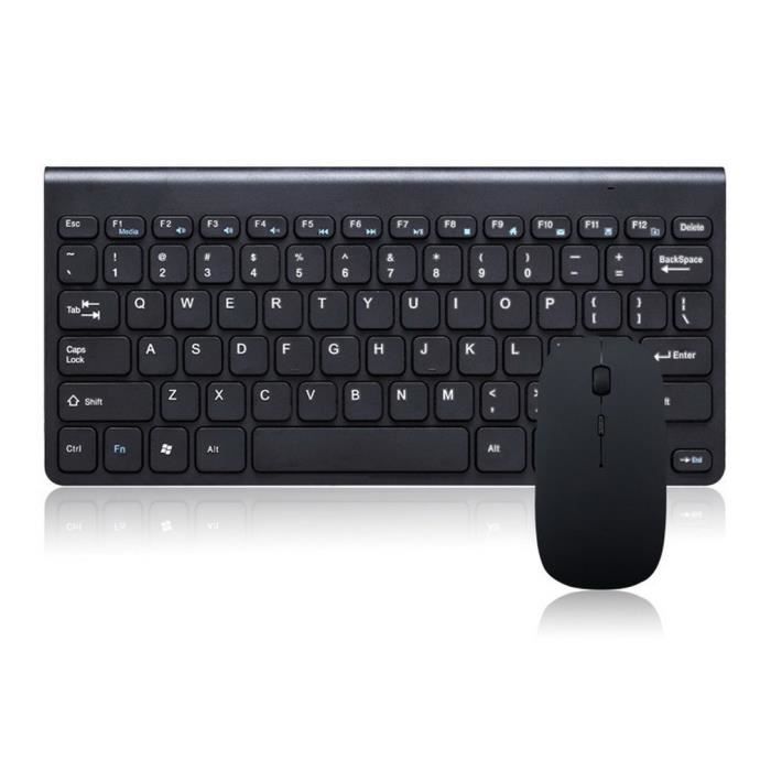 Kit combiné mini clavier et souris sans fil ultra-mince