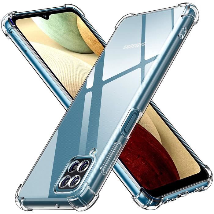 Coque Antichoc Silicone Transparent pour Samsung A12 - Phonillico®