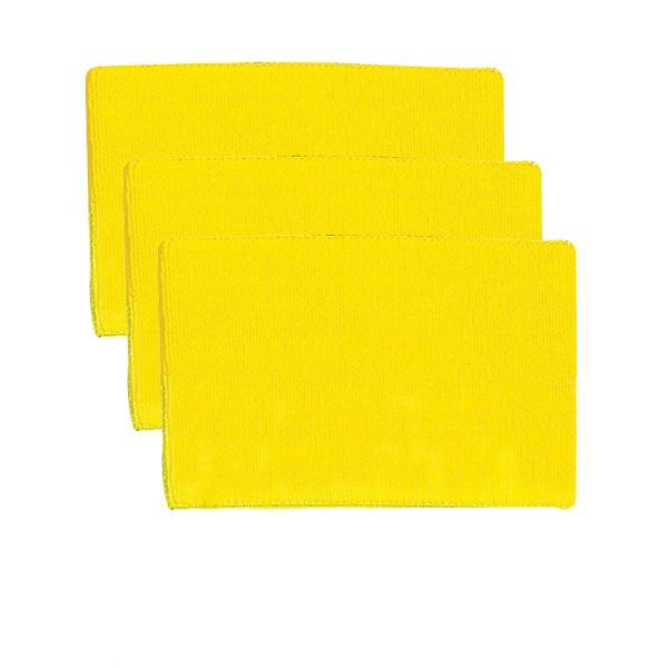 Lot de 3 brassards sans marquage senior jaune