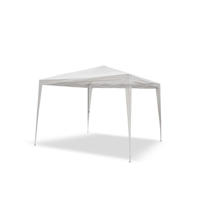 Tonnelle Wasabi Compact 3x3m pliante blanche
