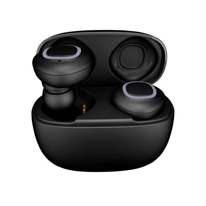 WINNES True Écouteurs sans fil Bluetooth 5.0 casque stéréo sans fil intra auriculaires Oreillettes Bluetooth - TWS