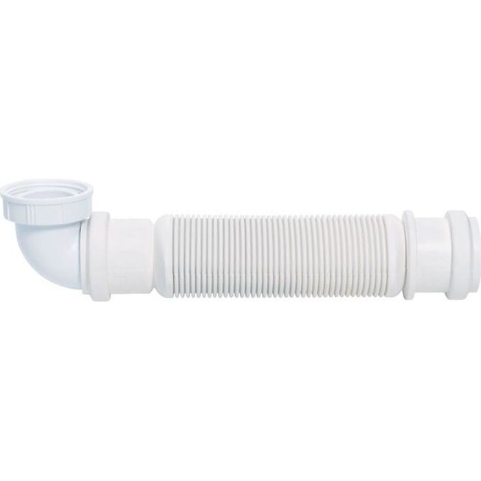 WIRQUIN Siphon extra-plat d'évier - Sans garde d'eau