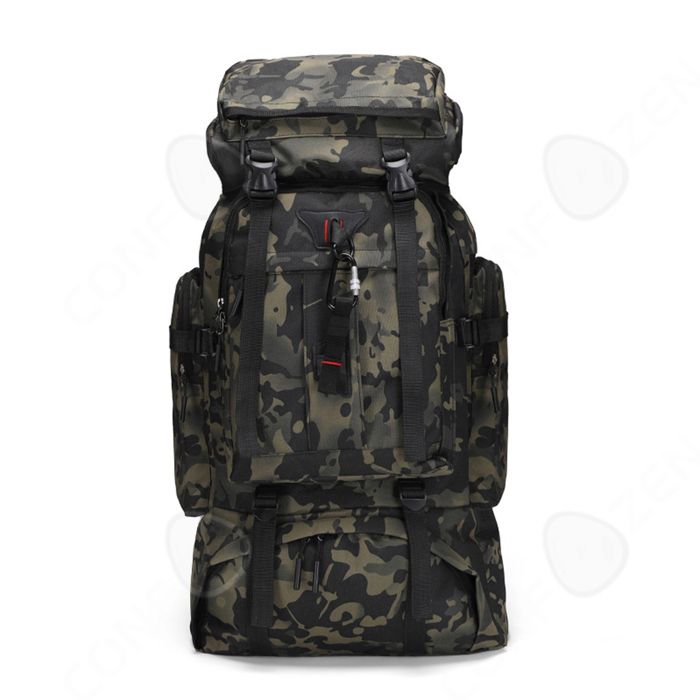 Sac à Dos Camping 80L Imperméable - Randonnée, Voyage, Polyester, Poids ~1.43kg, Neuf