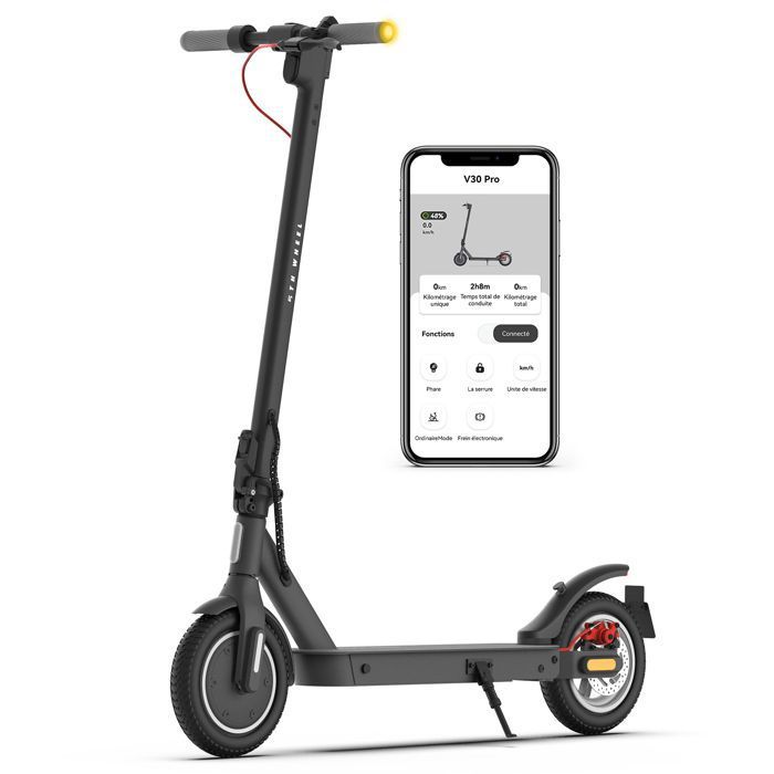 Novamile N20 PRO Trottinette électrique Scooter Électrique Max 500 W, Batterie 36 V 10 Ah, 25 Km/h, Pliable