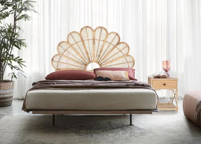 Tête de lit en rotin naturel - Giner y Colomer - 180 cm - Marron - Ambiance organique Tête de lit en rotin naturel - Giner y Colomer - 180 cm - Marron - Ambiance organique
