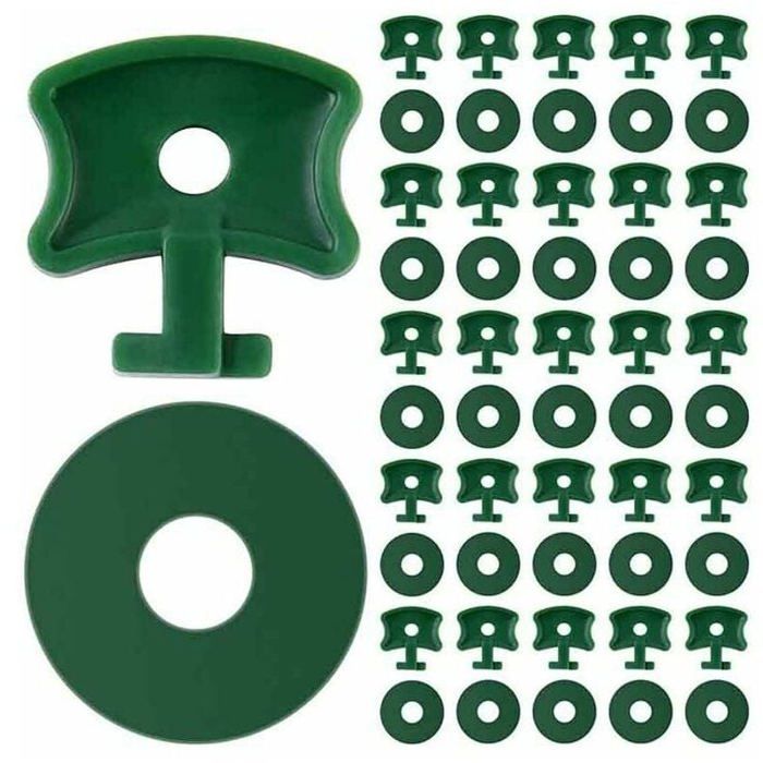 TBWHL Lot de 20 clips de serrage en plastique PVC pour serre - 19 mm - Noir - Pour ombrage de film de serre, filet, tunnel, support d'extension de plantes