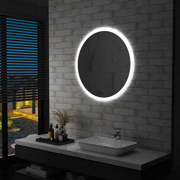 Prix bas - Miroir haut de gamme Miroir à LED pour salle de bain 80 cm （329253843830)
