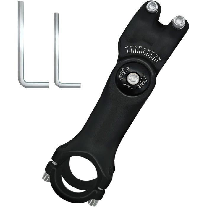 Guidon de rehausseur de vélo KIMISS - VTT - Alliage d'aluminium - Noir