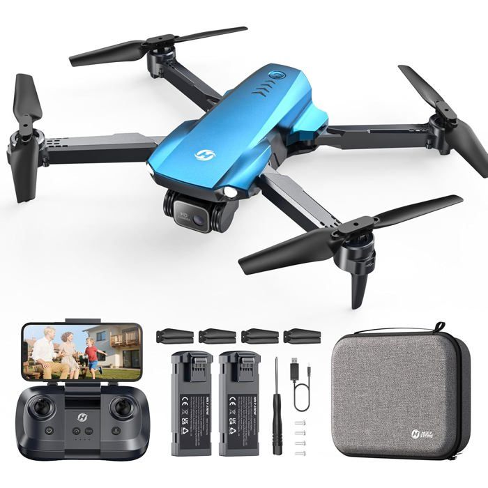 Drone Holy Stone HS290 Pliable avec Caméra FPV HD 1080P pour Débutants 2 Batteries