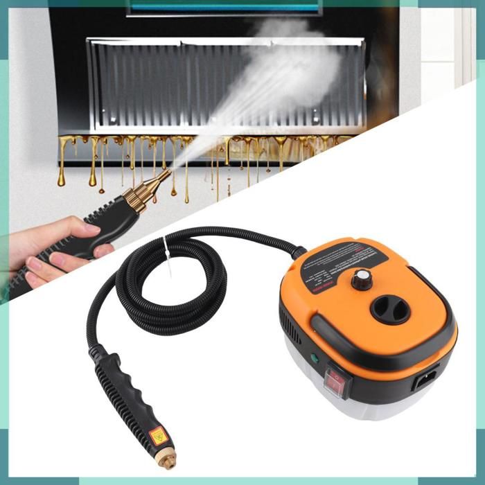 KEENSO nettoyeur à vapeur haute température Machine de nettoyage à vapeur 1500W nettoyeur electromenager vapeur Prise UE 220v - Keenso
